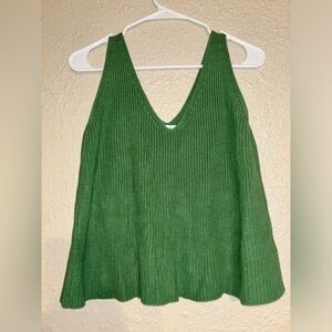 Chunky knit tank crop